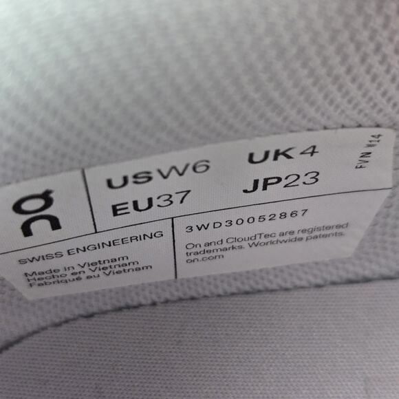 NEW On Cloud The Roger Clubhouse Pro Womens Size 6 Court Tennis Shoes Lavender - Picture 10 of 12